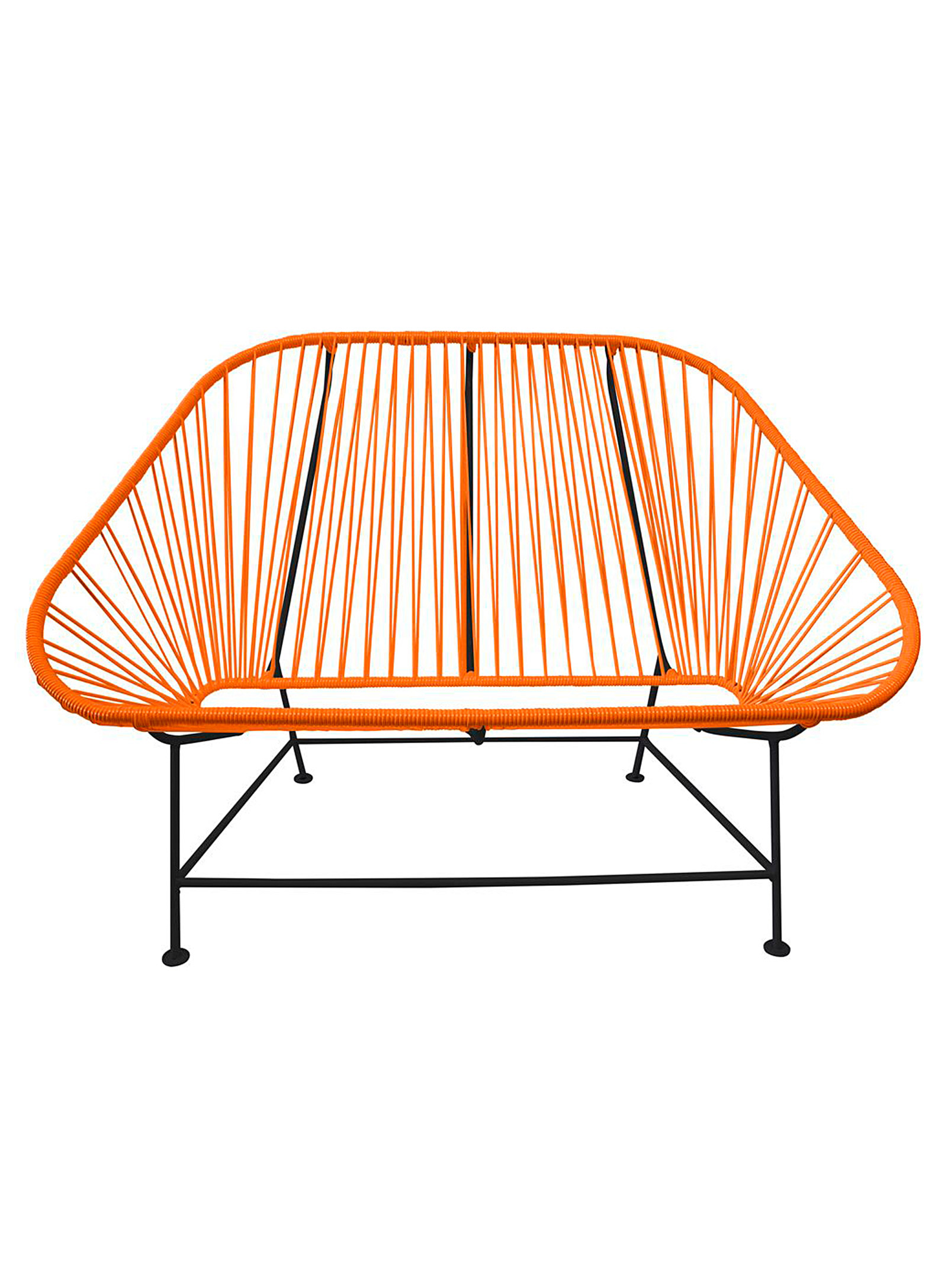 Simons Maison Inlove Outdoor Bench In Orange