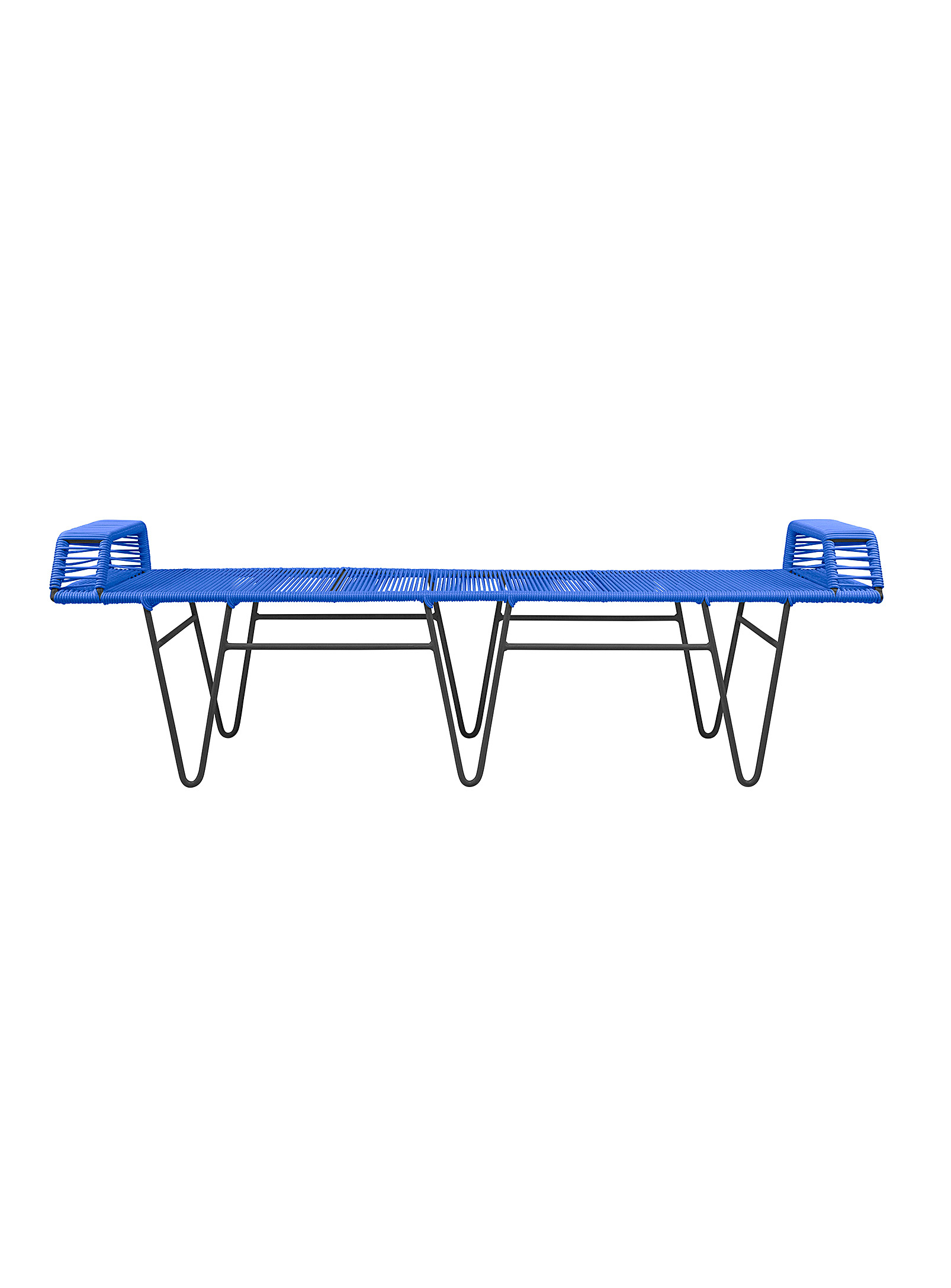Simons Maison Pelopin Large Outdoor Bench In Blue