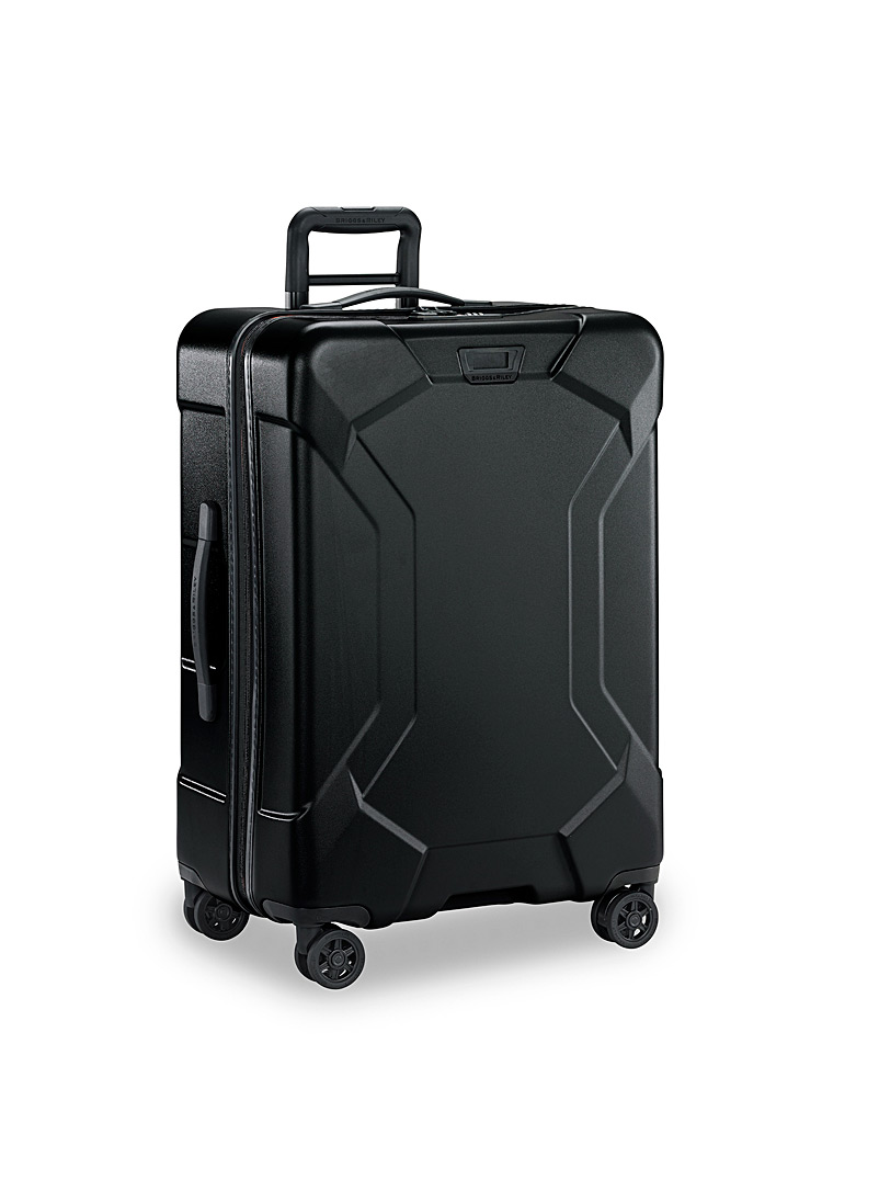 Briggs & Riley Black 27'' Hard shell suitcase with swivel wheels Torq collection