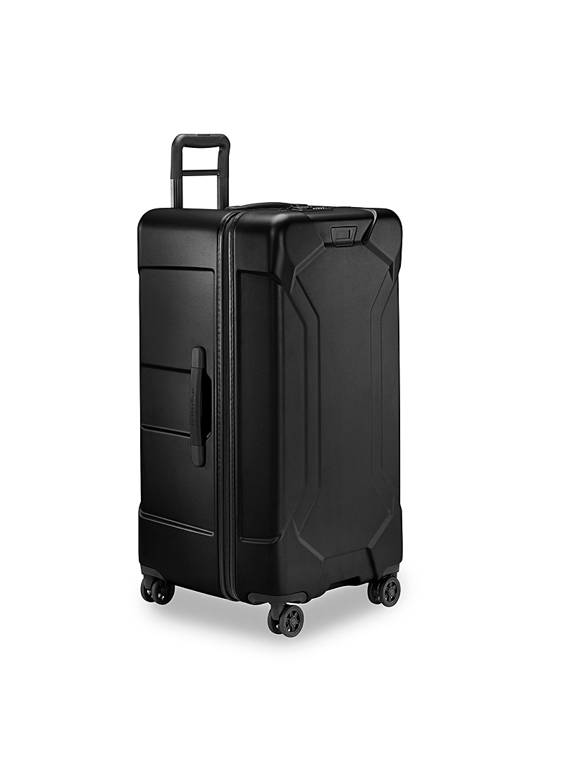 Briggs & Riley Black 32'' Hard shell deep suitcase with swivel wheels Torq collection