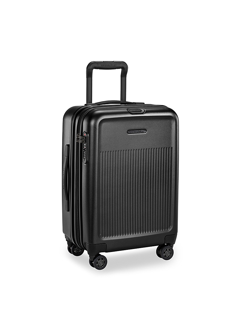 Briggs & Riley Black International 21" carry-on expandable spinner Sympatico collection