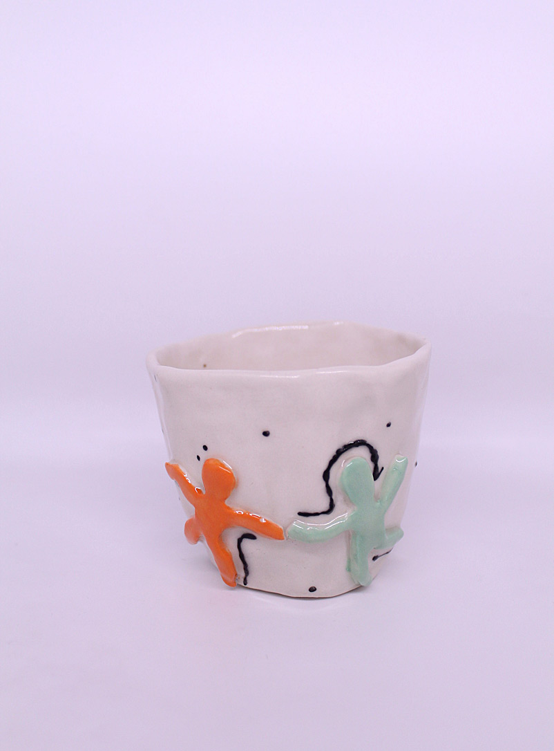 Taylor Moon Ceramics Orange Smile rustic mug Fabrique 1840 exclusive single original