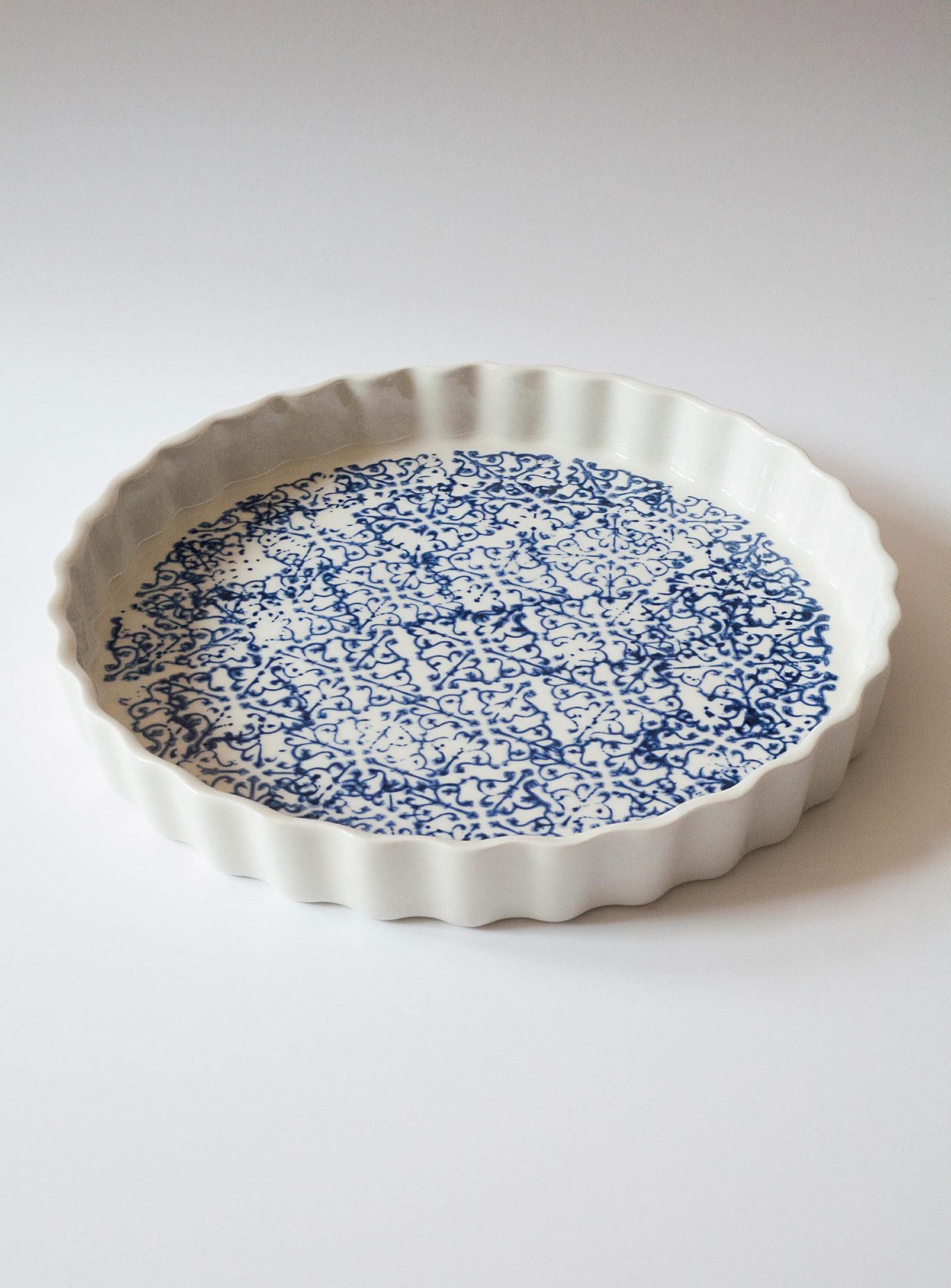 Art & Manufacture - Antique ornamental pattern pie plate