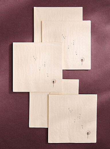 Discreet pattern paper napkins 16.5 x 16.5 cm. Pack of 20. | Simons ...