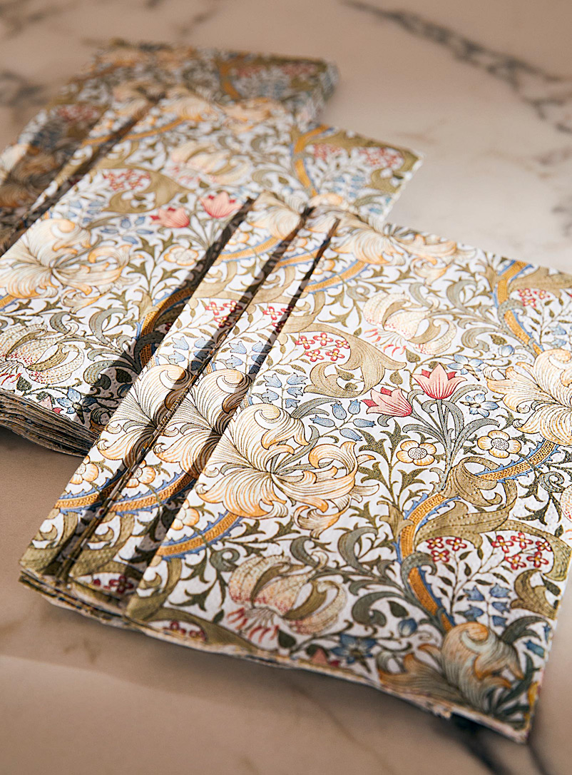 Simons Maison: Les serviettes en papier végétation luxuriante 21 x 11 cm. Paquet de 16. Assorti