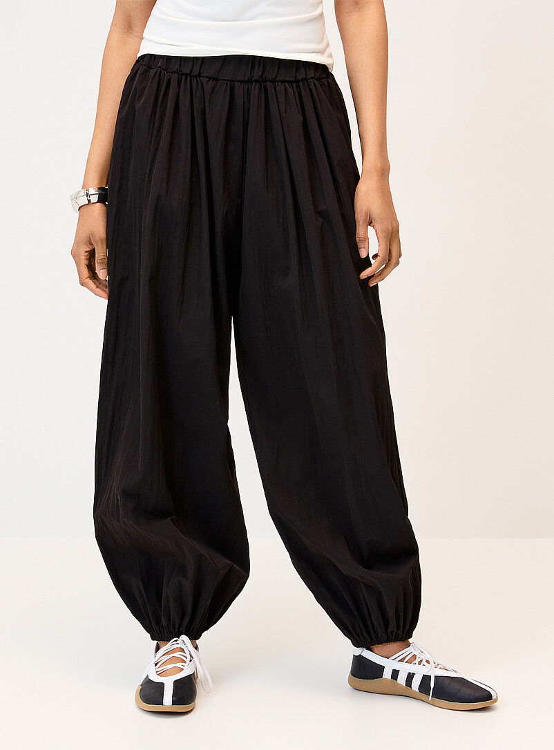 Twik: Le jogger ballon toile craquante Blanc pour femme