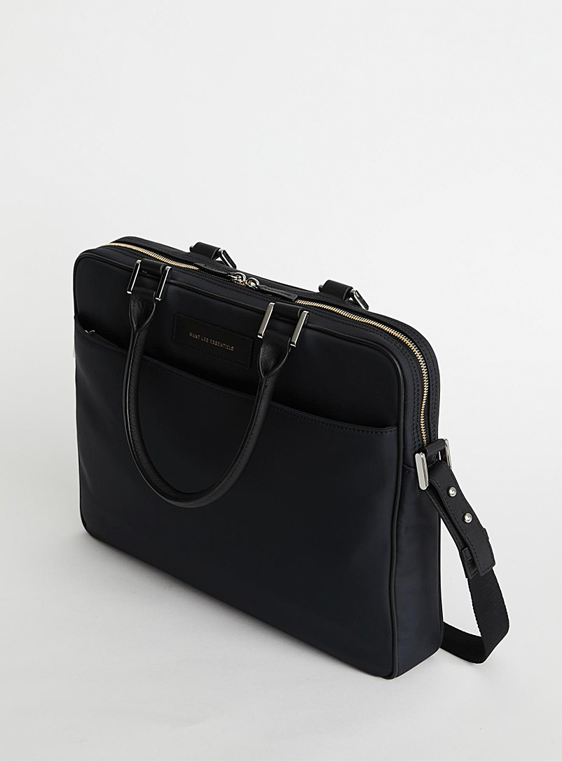 WANT Les Essentiels Black Haneda briefcase for error