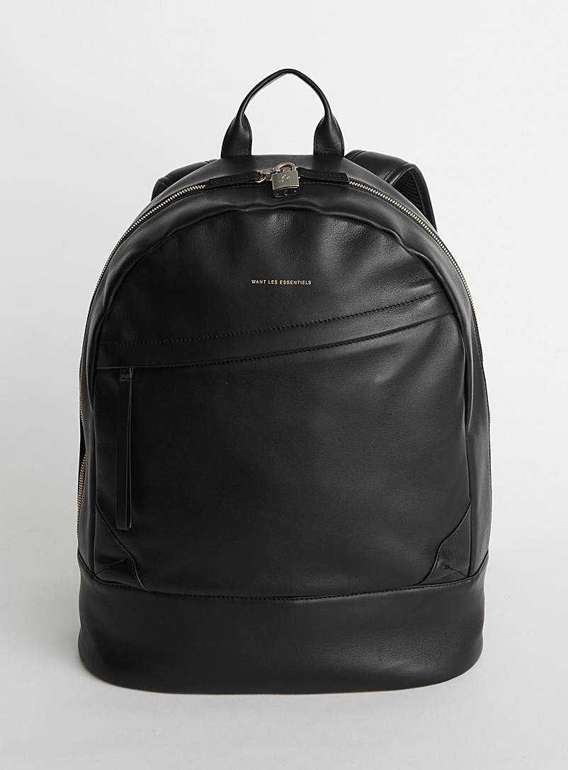 WANT Les Essentiels Black Kastrup leather backpack for error
