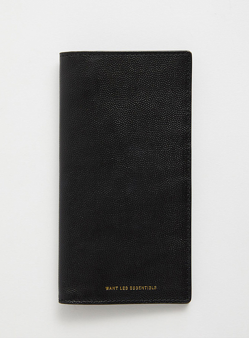 WANT Les Essentiels Black Vertical Fleming wallet for error