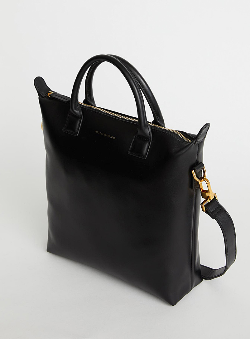 WANT Les Essentiels Black Mini O'Hare leather tote bag for error