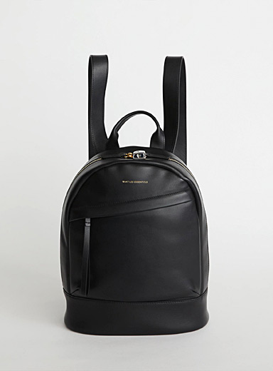 Piper leather mini backpack