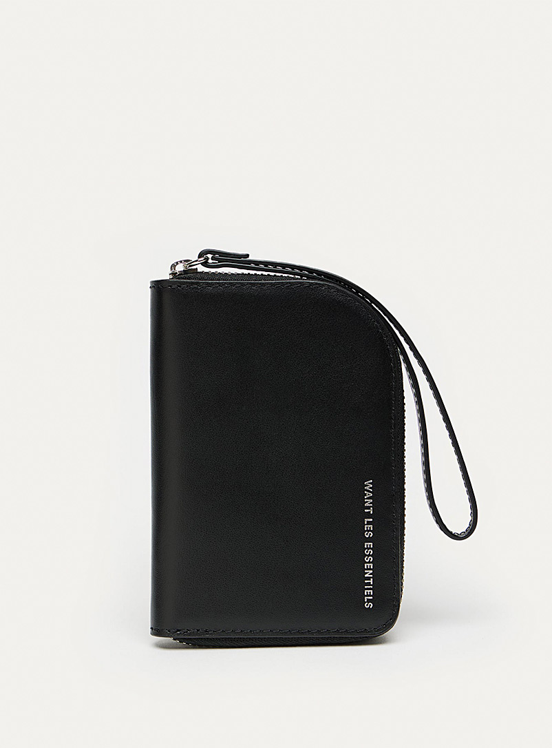WANT Les Essentiels Black Arch leather wallet for error