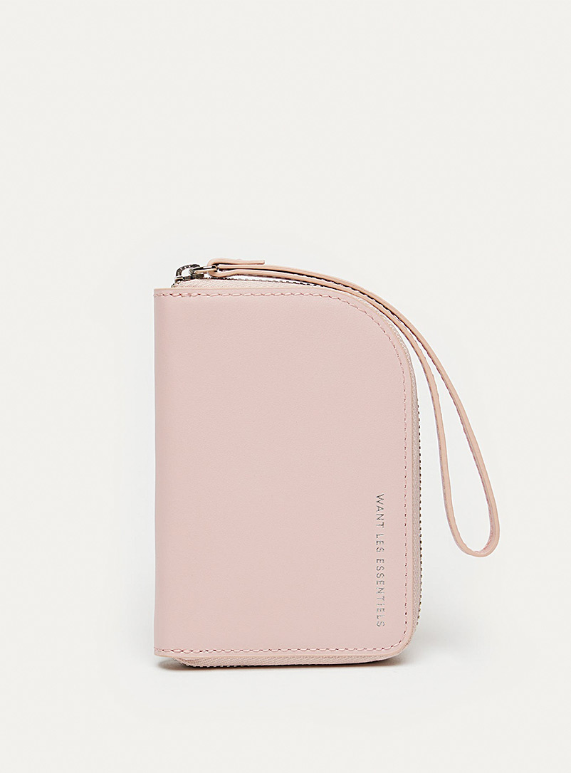 WANT Les Essentiels Pink Arch leather wallet for error