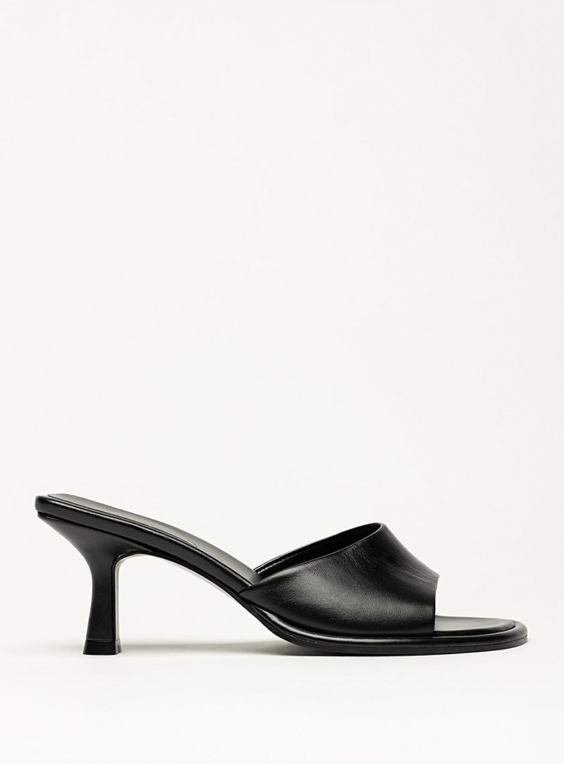 WANT Les Essentiels Black Holton minimalist heeled sandals Women for error