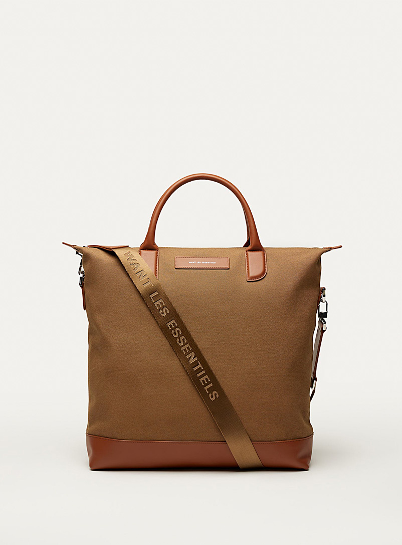 WANT Les Essentiels Brown  O'Hare organic cotton tote for error