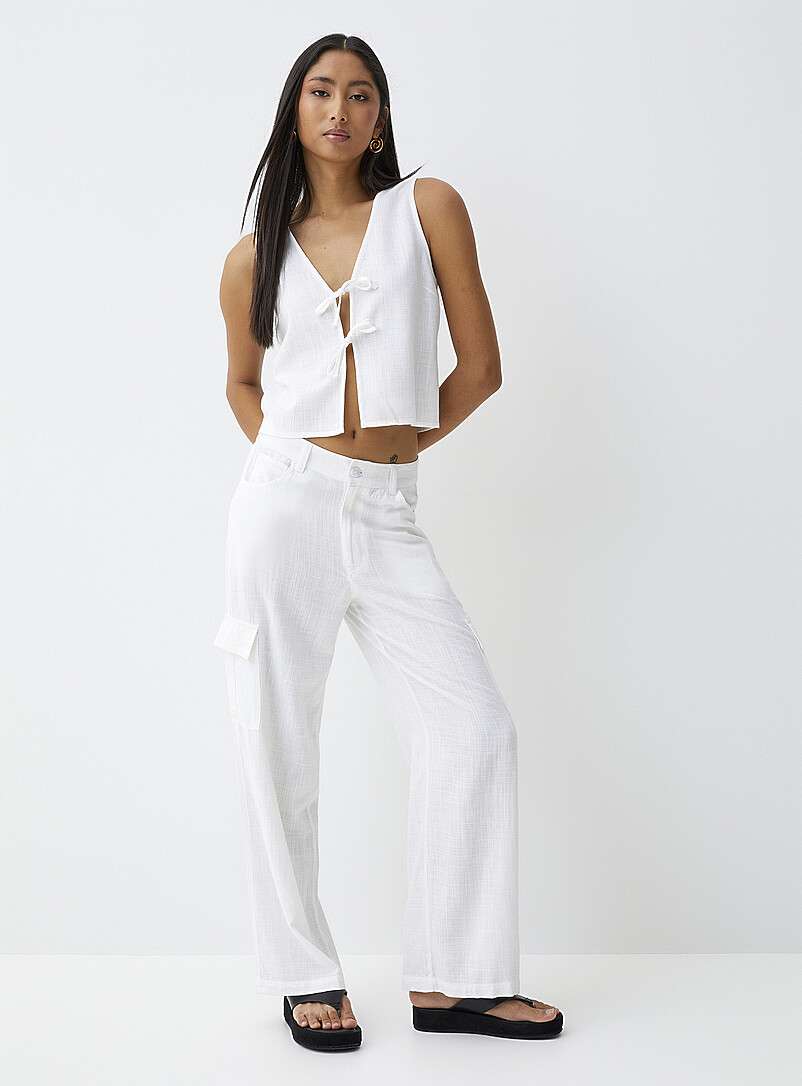 Twik: La camisole r&eacute;versible &agrave; boucles Sauge pour femme