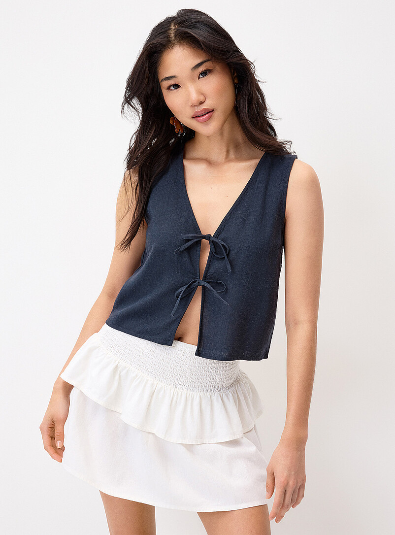 Twik: La camisole r&eacute;versible &agrave; boucles Sauge pour femme