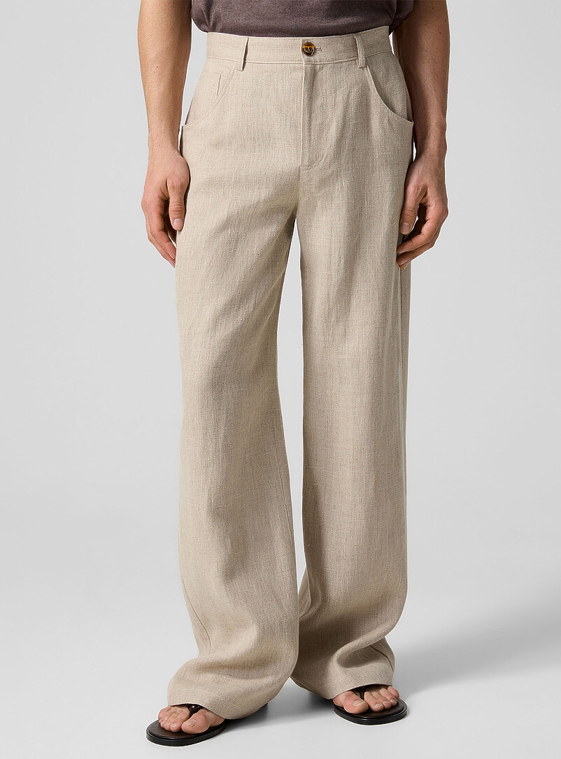 Arno loose pure linen pant | Séfr | Shop Men's Designer Pants