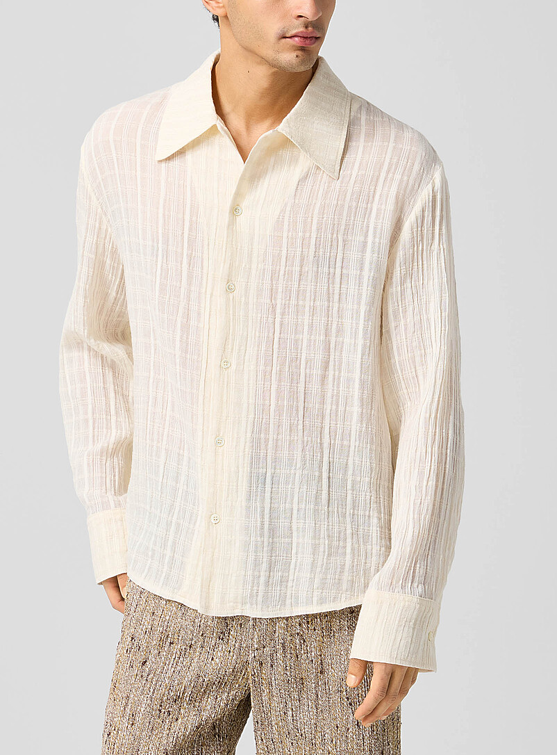 Ignacio Textured Plaid Shirt