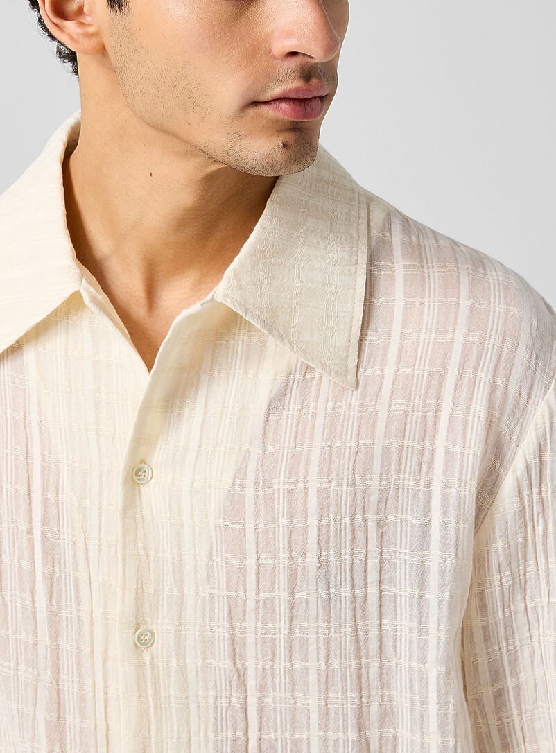 Ignacio textured plaid shirt product image 2
