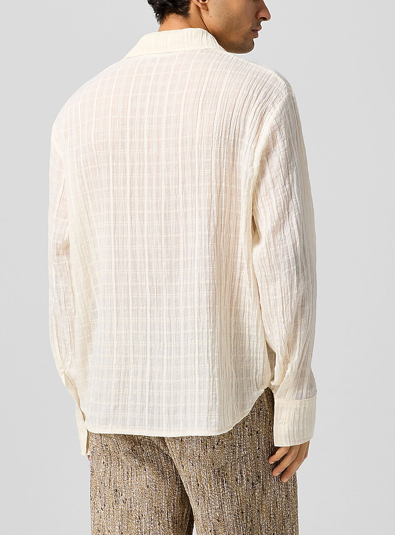Ignacio textured plaid shirt product image 3