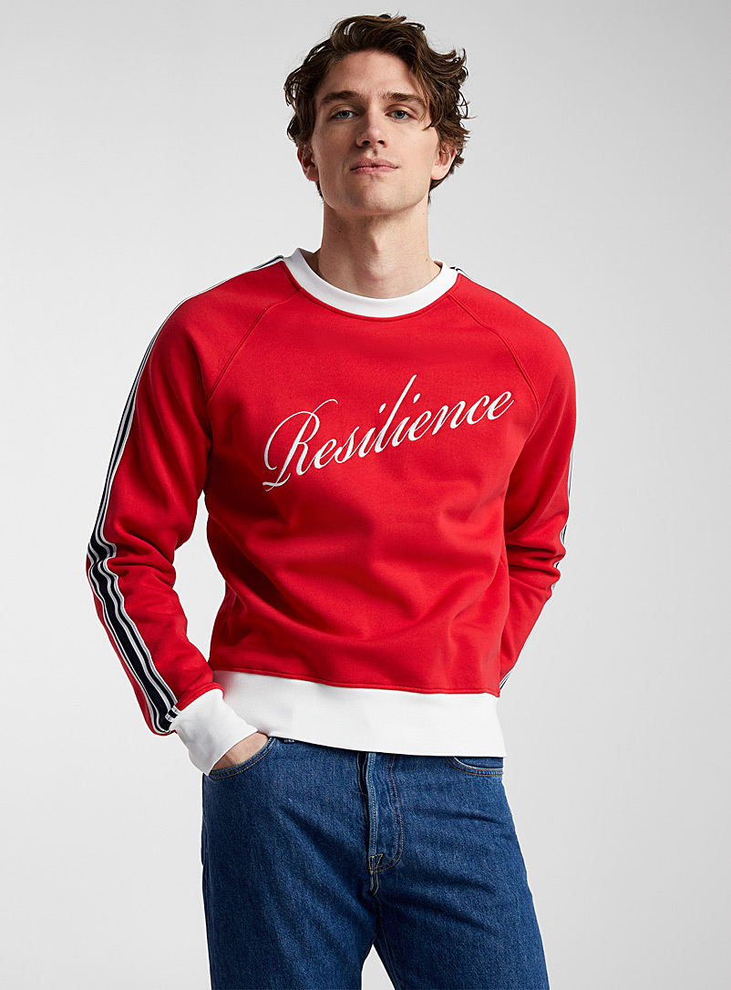 Wales Bonner Red Resilience red sweatshirt for men