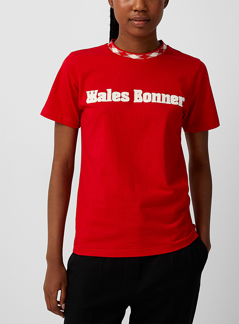 Wales Bonner: Le t-shirt Original Rouge pour femme