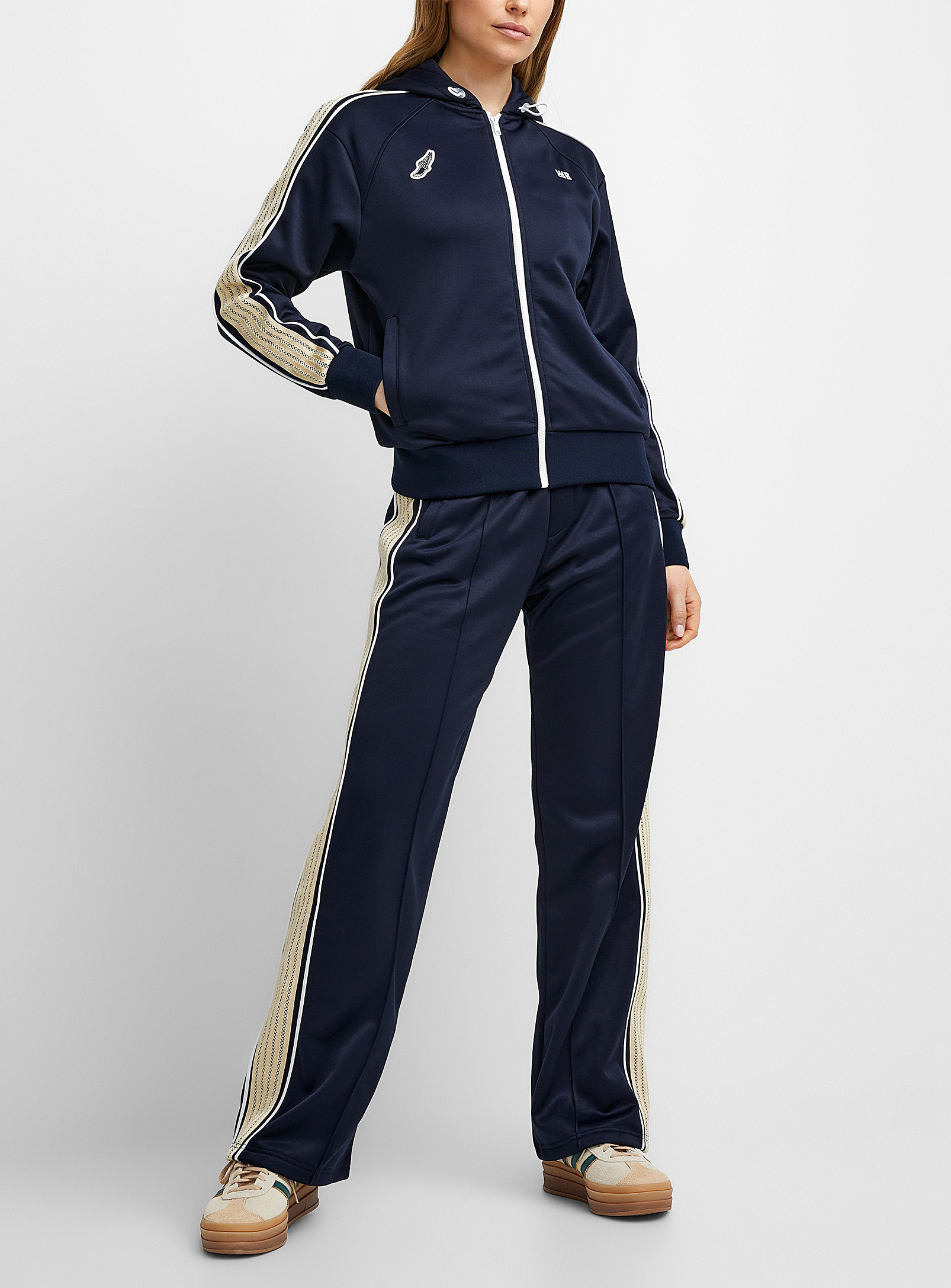 Wales Bonner Mantra Track Pant In Marine Blue