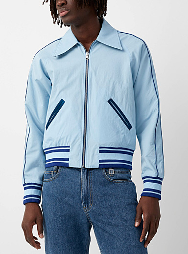 Bluemarble Blue Sporty reversible jacket for men