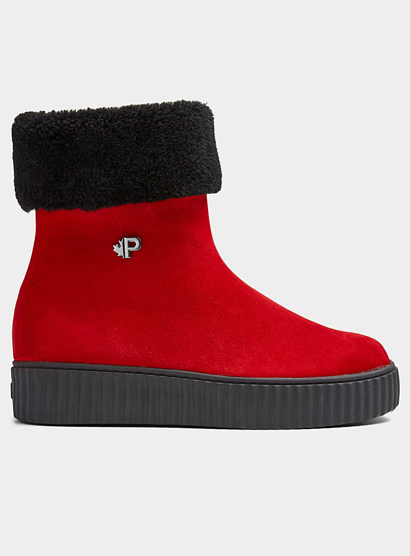 Pajar Canada Red Cecilia suede winter boots Women for error