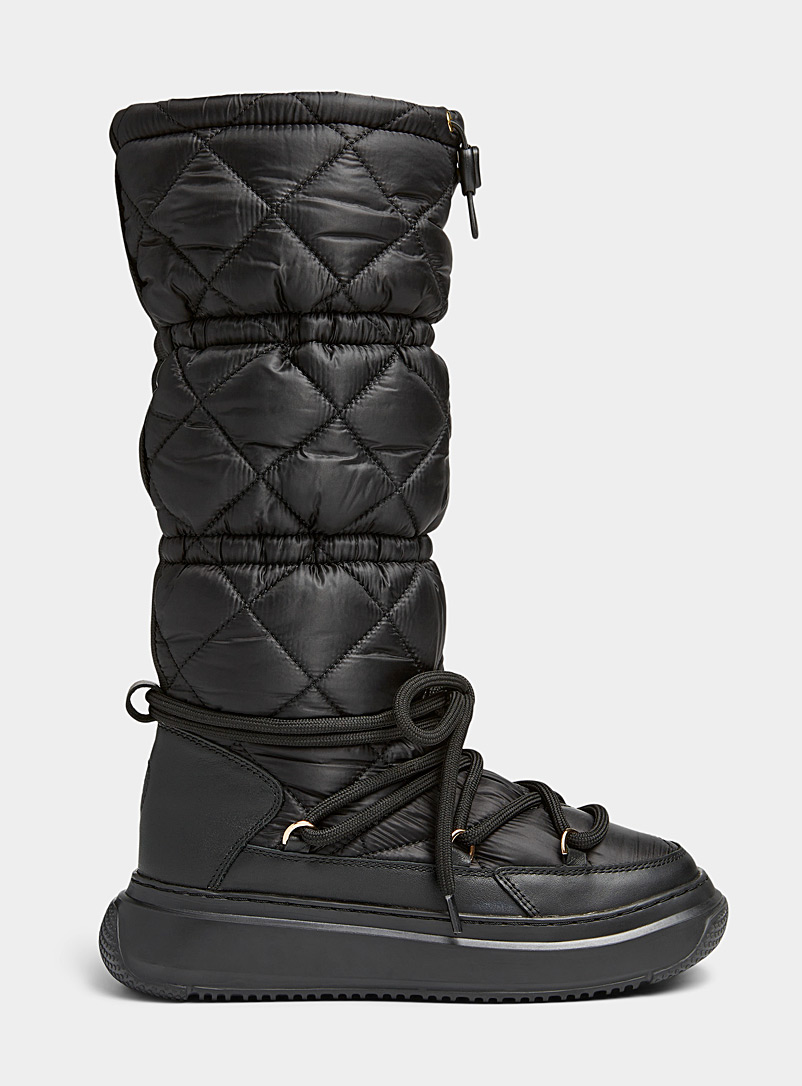 Pajar Canada Black Gravita High quilted winter boots Women for error