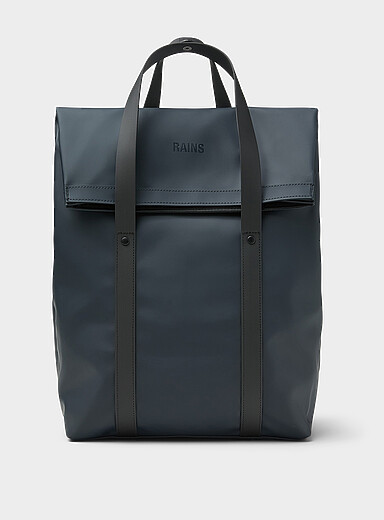 rains backpack canada Rains® in Dark Grey for $160 and a soft feel. Buy Rains Black Rolltop Waterproof