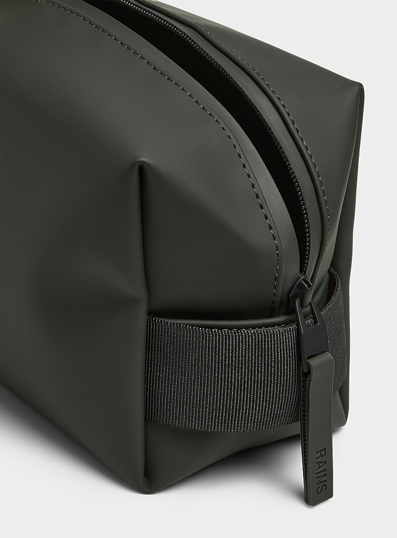 Rains Black Waterproof travel case for men