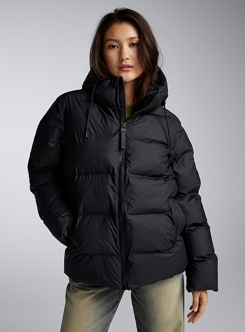 Alta hooded quilted jacket | Rains | Women's Quilted and Down