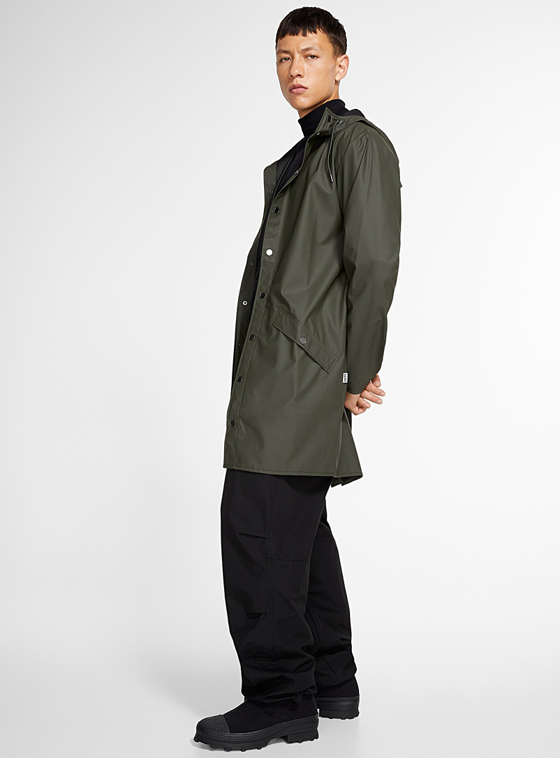 Long Minimalist Raincoat