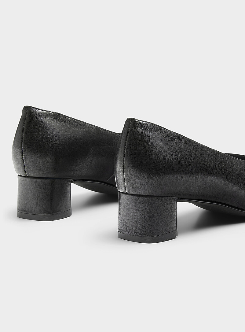 Trusted block-heel leather pumps Women product image 2
