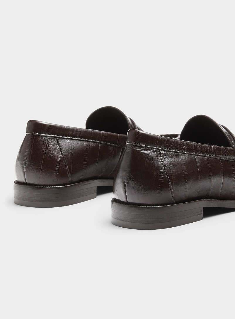 Brown Stallone embossed loafers Women product image 2