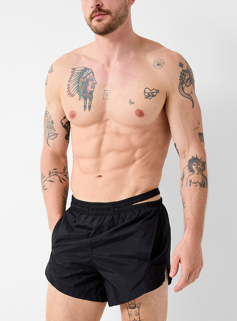 Asymetrical Opening Swim Short