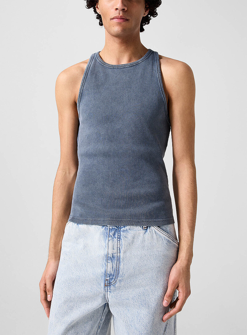 Washed Ribbed Tank