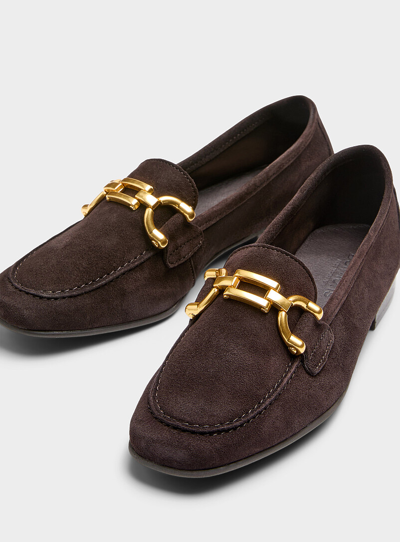 Supple Suede Bit Loafers Made In Portugal Women