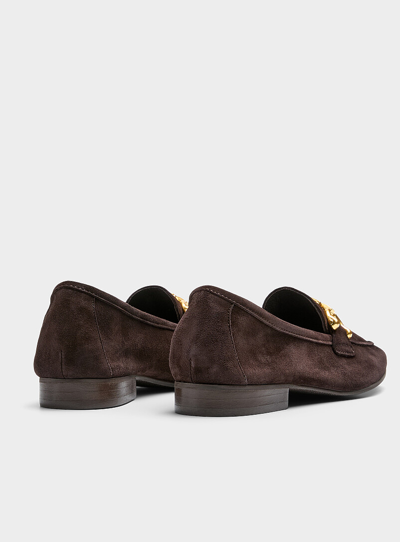 Supple suede bit loafers Made in Portugal Women product image 2