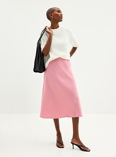 Jupe Ample ONE STEP Vieux Rose Taille 40 Coton | Occasion Parfait état | France