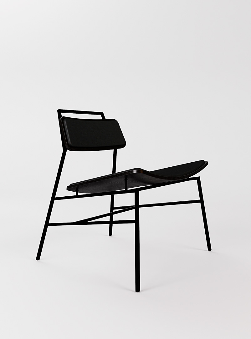 Appareil Atelier Black Large Floe chair
