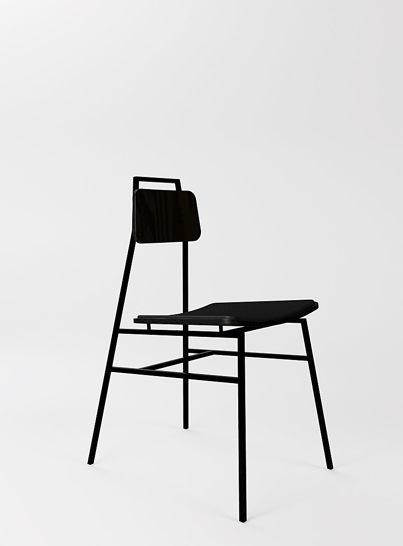 Appareil Atelier Black Small Floe chair