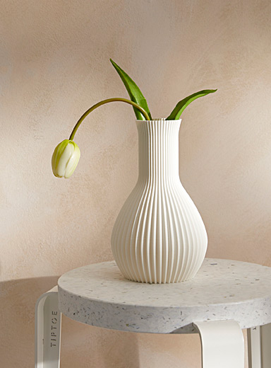 Le vase artisanal géo en terre cuite, EQ3
