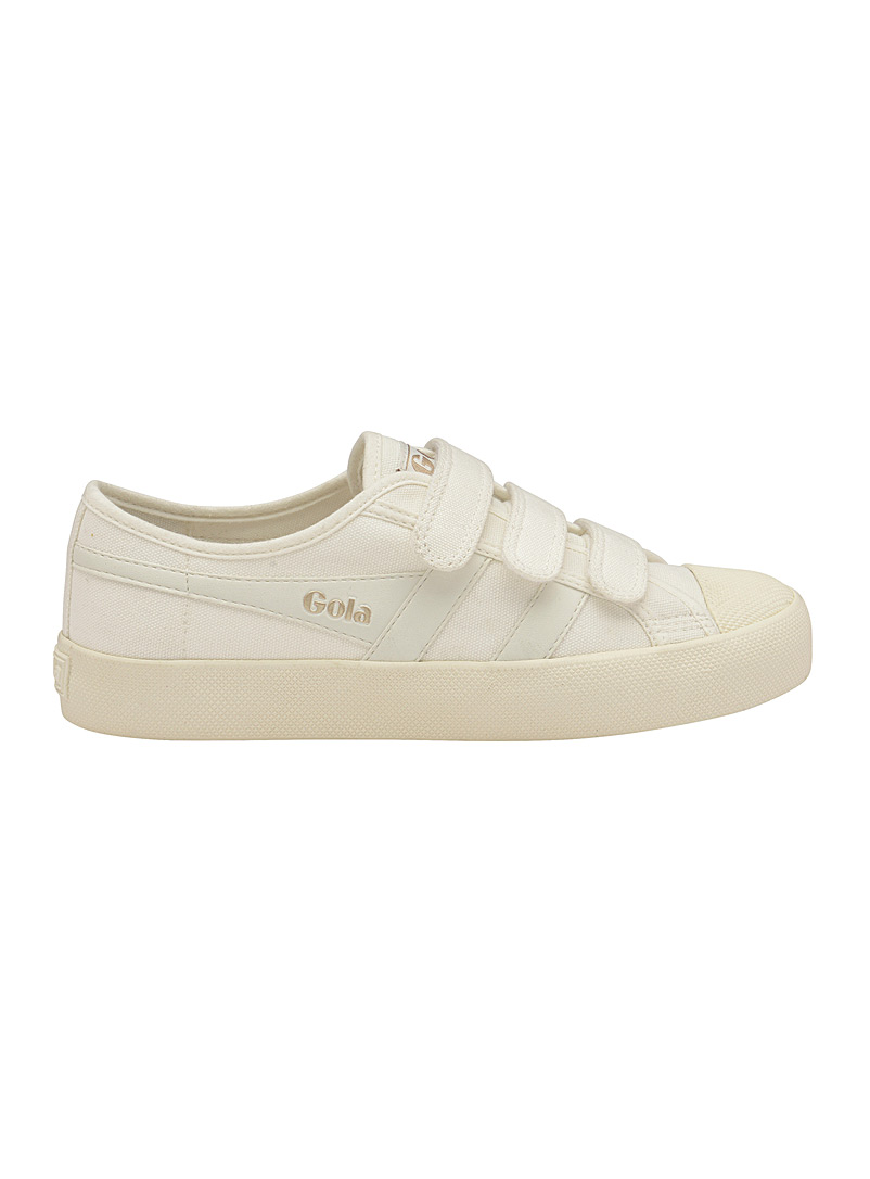 Gola Ivory White Coaster hook-and-loop straps retro sneakers Women for error