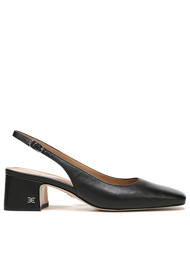 Sam Edelman: L'escarpin-sandale en cuir Terra Femme Noir pour 