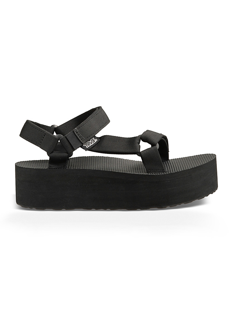 Teva: La sandale utilitaire Flatform Universal Femme Noir pour 