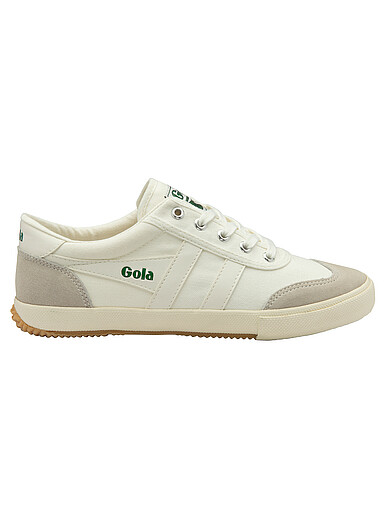 Gola Women's Badminton Sneaker - Classic Canvas Plimsoll, Off-White With Contrast Details, Lace-Up - View #6