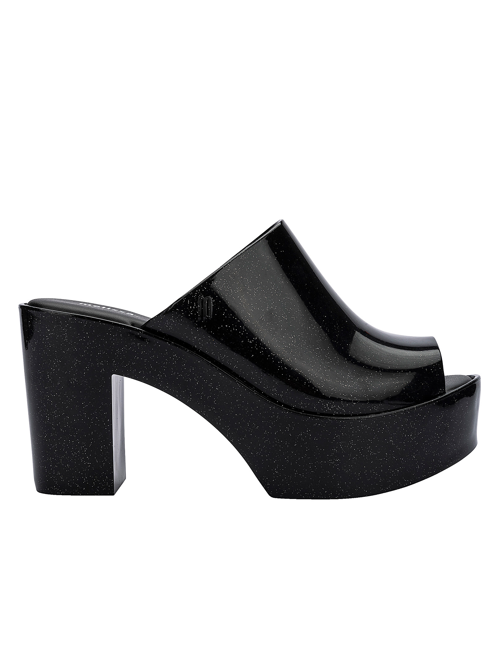Melissa - Women's Soft plastic heel platform mule Women